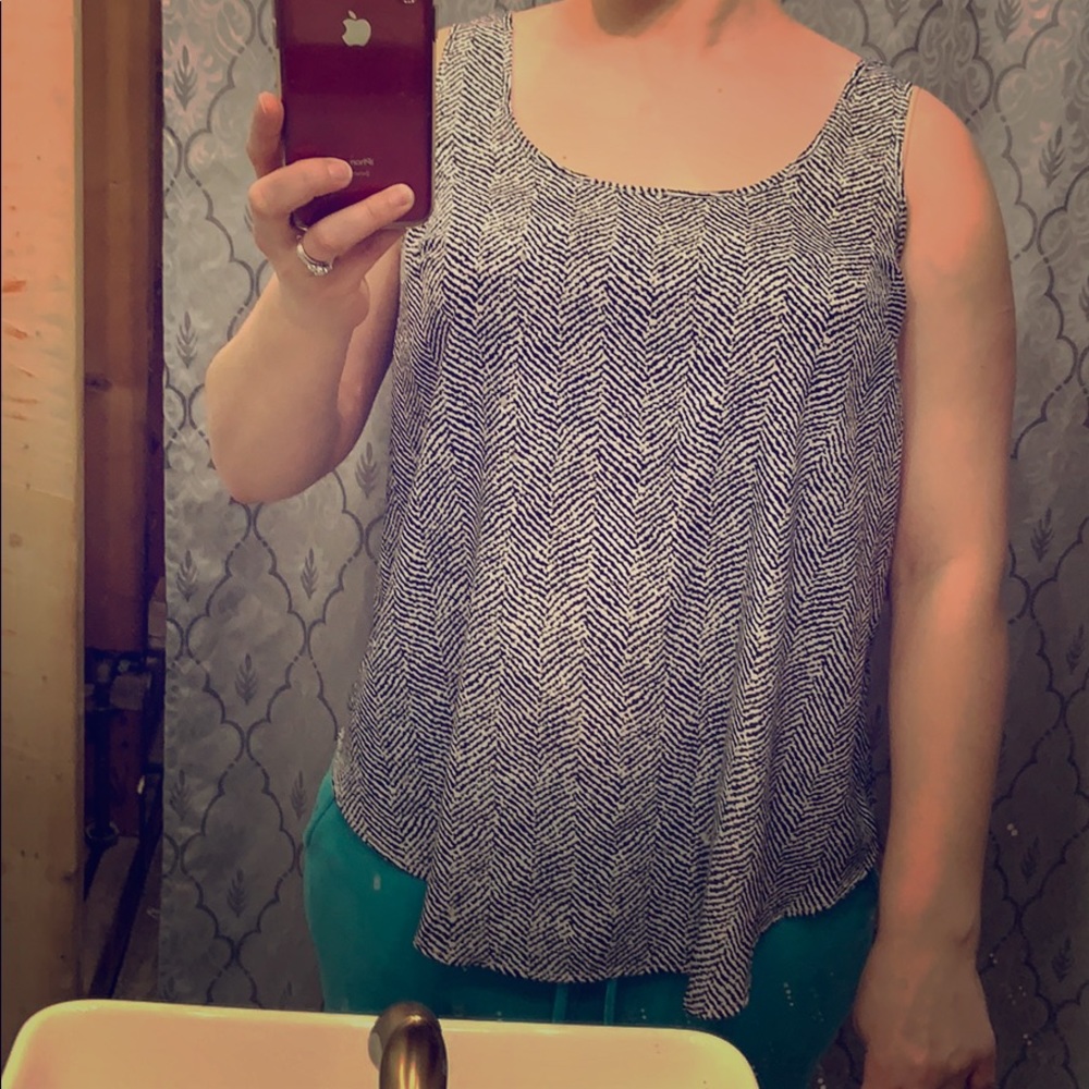 Zebra print swing tank